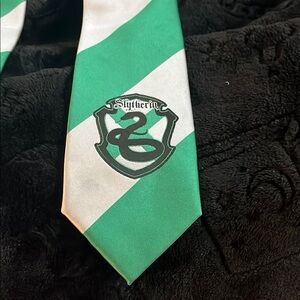 Harry Potter Green and Silver Slytherin Neck Tie